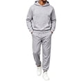 thumbnail image 1 of Sweatsuits for Mens Sweat Suit Jogging Track Suits 2 Piece Matching Sets Outfits Casual Comfy Athletic Tracksuits, 1 of 3