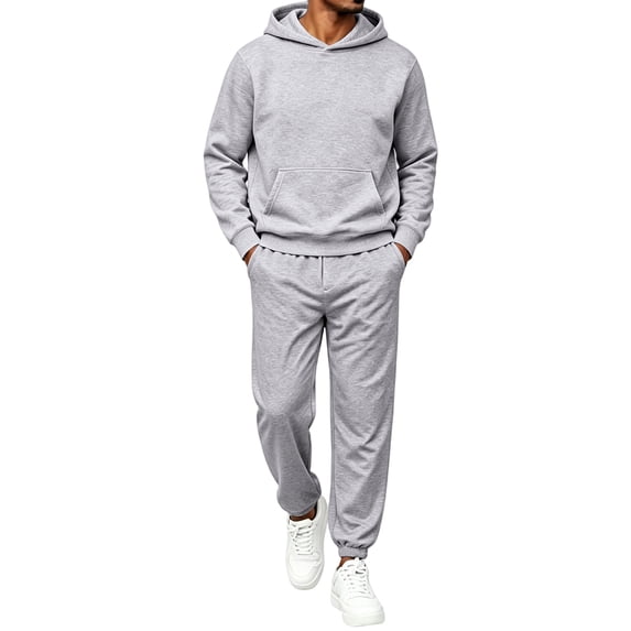 Sweatsuits for Mens Sweat Suit Jogging Track Suits 2 Piece Matching Sets Outfits Casual Comfy Athletic Tracksuits