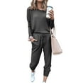 thumbnail image 1 of Sweatsuits for Women Tracksuit 2 Piece Outfits Active Wear Pullover Sweatpants Sweat Suits, 1 of 4