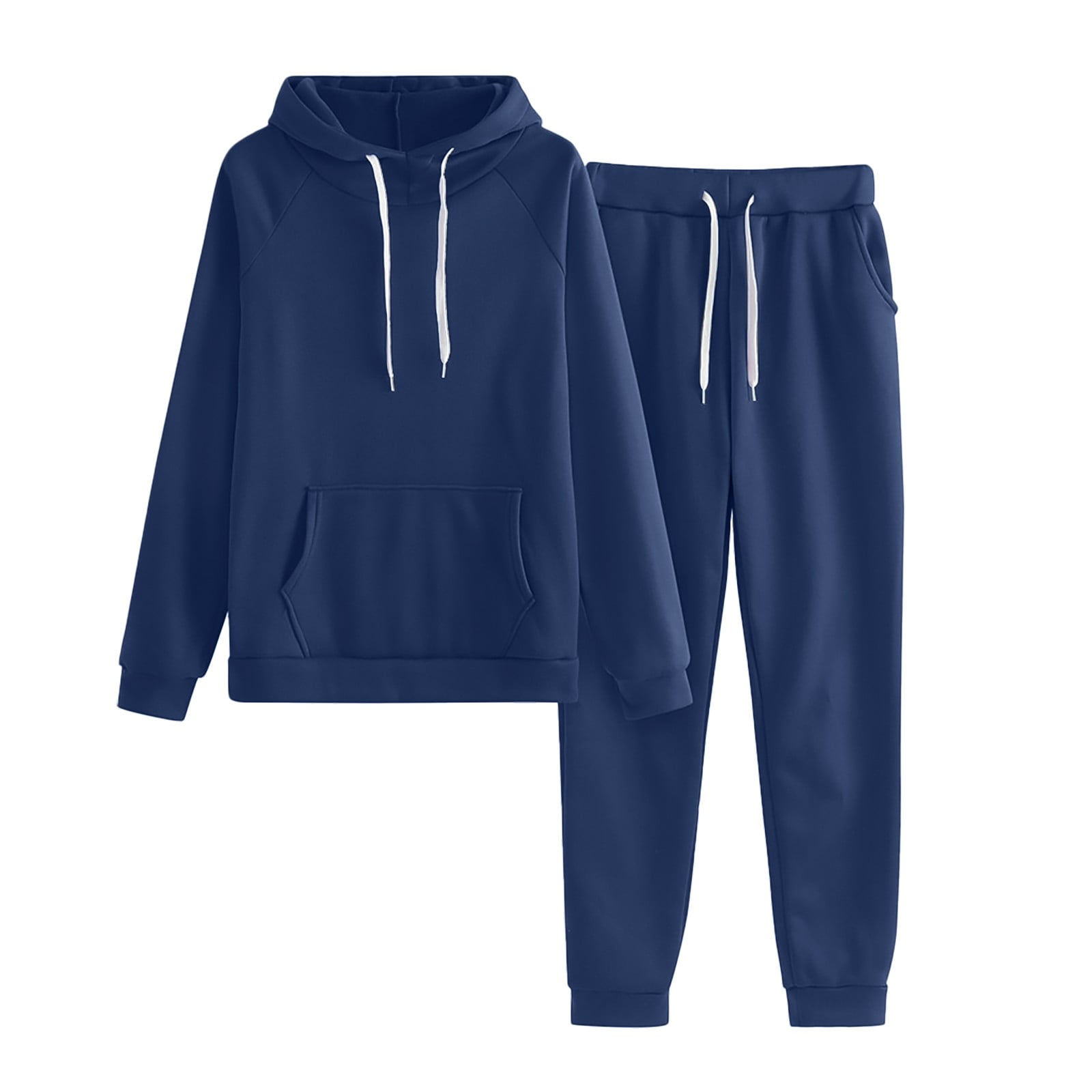 Navy Blue Plus Size Women Sweat Suits Plus Size Sweat Outfits For