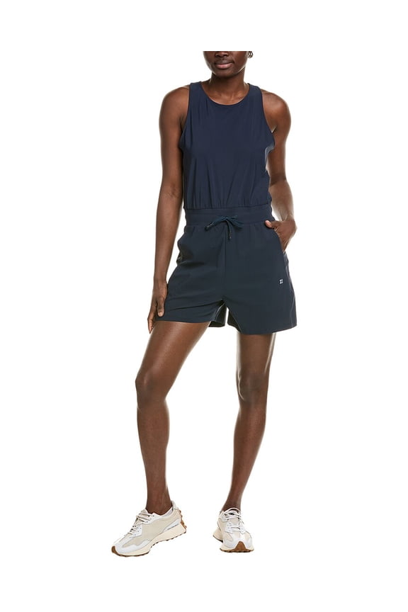 Sweaty Betty womens  Explorer Romper, XXL, Blue