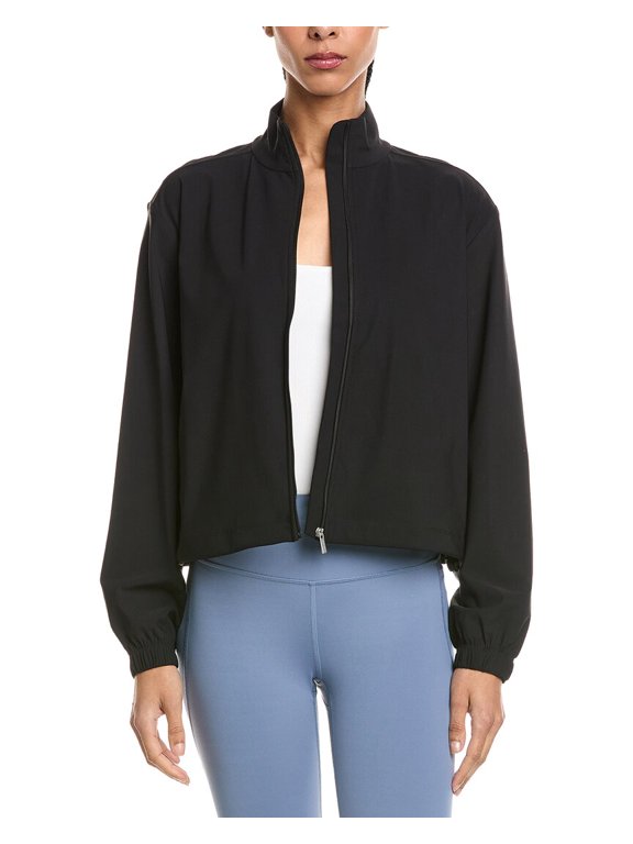 Sweaty Betty womens Explorer Side Tape Zip Trough Jacket, l, Black