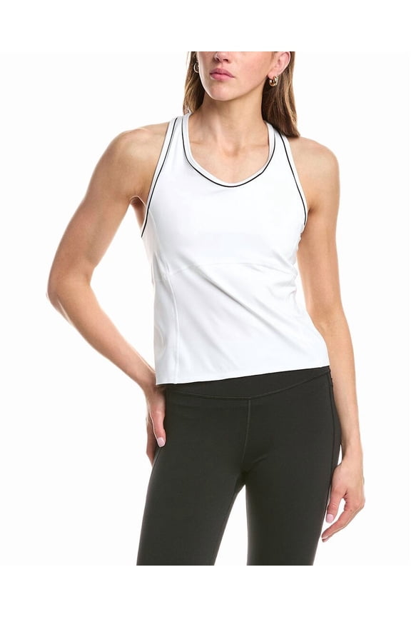 Sweaty Betty womens Pro Racket Power Tank Top, XXS, White