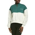 thumbnail image 1 of Sweaty Betty womens  Revive Crop 1/2-Zip Pullover, XXS/XS, Green, 1 of 3