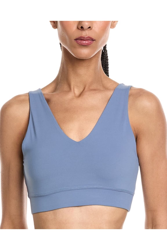 Sweaty Betty womens Ultimate Studio Voop Bra, XXS, Blue