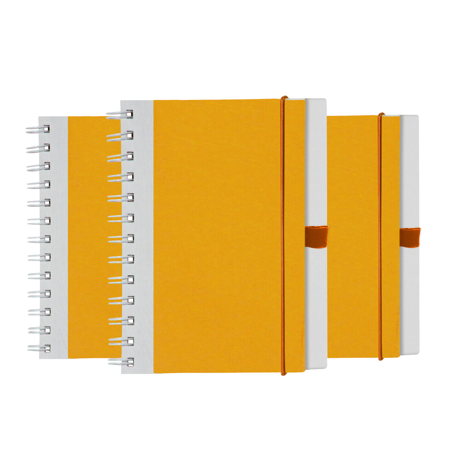 Sweda 5x7 Ruled Hardcover Notebooks, 70 Page, Plastic & Paper Set of