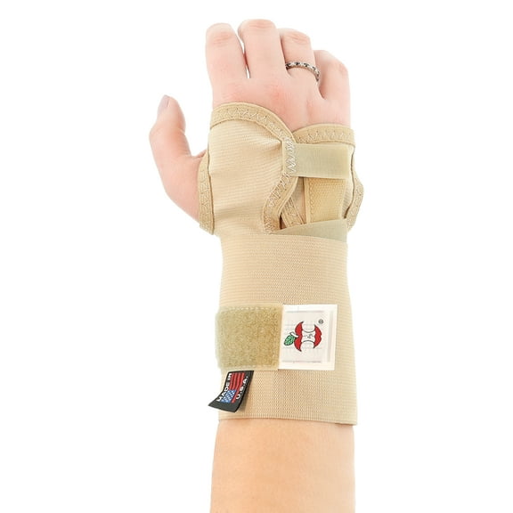 Core Products Adjustable Wrist Brace, Beige - Medium