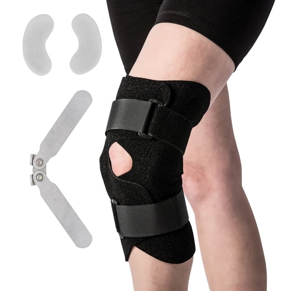 Swede-O Neoprene Hinged Knee Support | Hinged Knee Brace with Side Supports | Patella Stabilizing Brace to Keep you Moving | Large/Xlarge