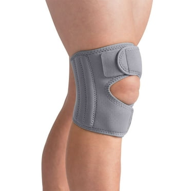 Swede-O Thermal Vent Adjustable Knee Stabilizer Brace - Gray, Small/Medium