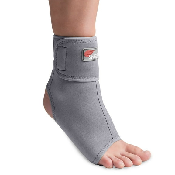 Swede-O Thermal Vent Ankle Wrap Brace- Gray, Small
