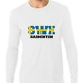 thumbnail image 1 of Sweden Badminton - Olympic Games - Rio - Flag Men's Long Sleeve T-Shirt, 1 of 2