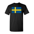 thumbnail image 1 of Sweden Country Flag Adult DT T-Shirt Tee, 1 of 2