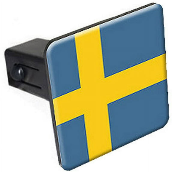 Sweden Flag 1.25" Tow Trailer Hitch Cover Plug Insert