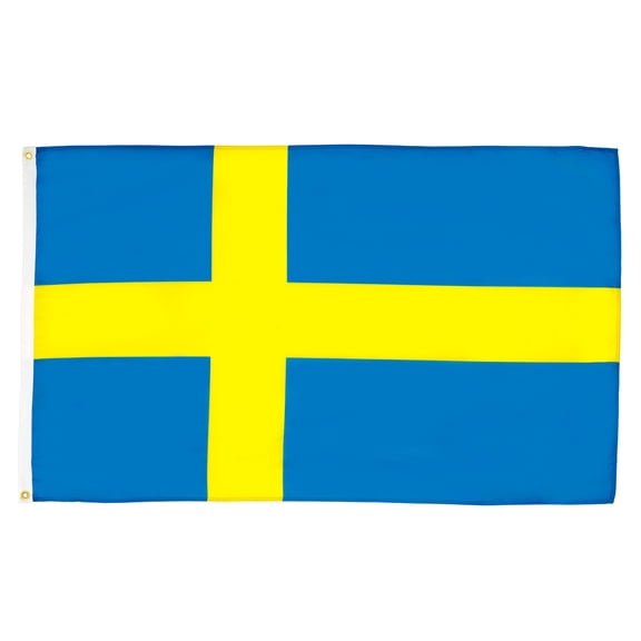 AZ FLAG Sweden Flag 2x3 ft Swedish Banner 100D Polyester 2 Grommets