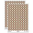 thumbnail image 1 of Sweden Flag 200+ Round Stickers - Brown - Gloss Finish - 0.50" Size, 1 of 3