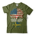 thumbnail image 1 of Sweden Flag Shirt Swedish Roots Shirt American Grown With Swedish Roots Shirt Sweden Patriotic Shirt (Medium Military Green), 1 of 6