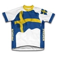 thumbnail image 1 of Sweden Flag Short Sleeve Cycling Jersey  for Women - Size XS, 1 of 3