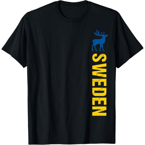 Sweden Gift Flag Sverige Vintage Sweden Malmö Swedish T-Shirt