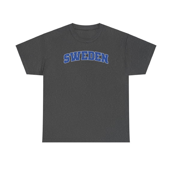 Sweden Shirt Gifts Tshirt Crew Neck Short Sleeve