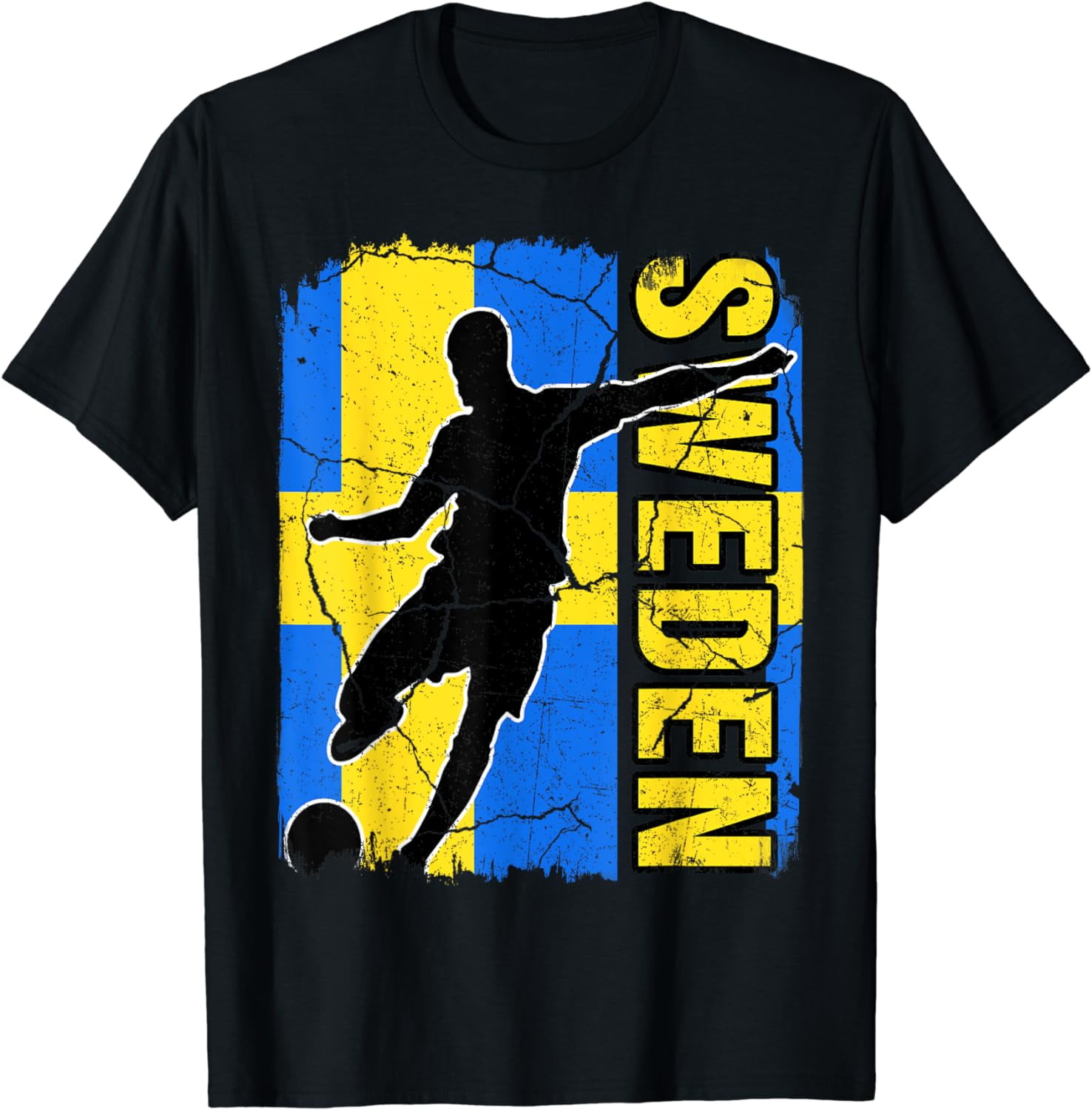 Sweden Soccer Team Swedish Flag Jersey Football Fans T Shirt Mens T sweden-soccer-team-swedish-flag-jersey-football-fans-t-shirt-mens-t