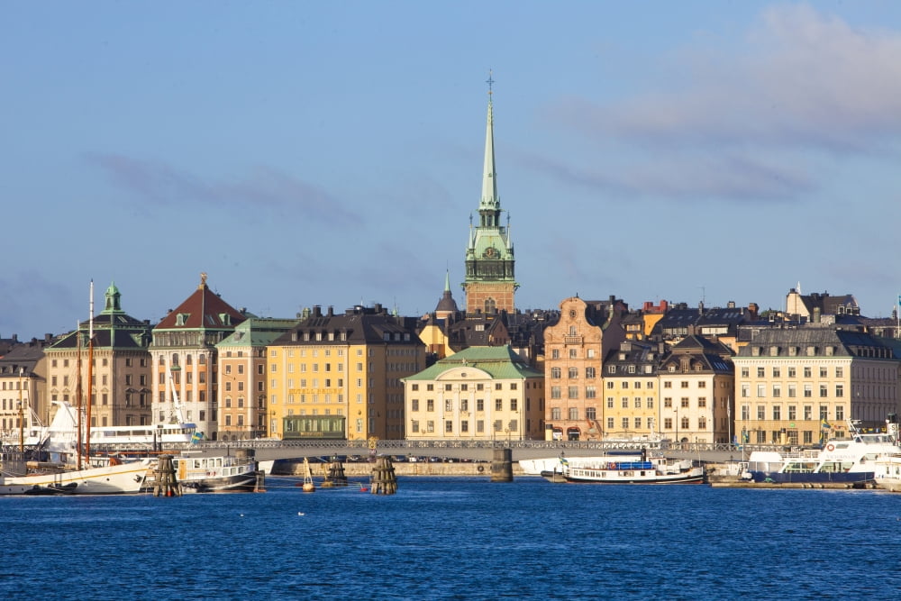 Sweden Stockholm - The Old Town Canvas Art - Panoramic Images (36 x 12)