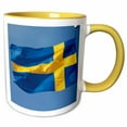 thumbnail image 1 of 3drose, Sweden. Swedish Flag - Eu28 Dfr0016 - David R. Frazier, 15oz Two-tone Yellow Mug, 1 of 6
