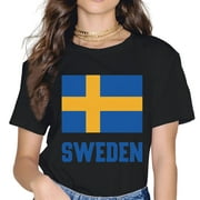 Sweden Swedish Flag Heritage T-Shirt