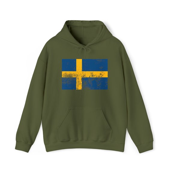 Sweden Swedish Flag Pride Hoodie, Gifts, Hooded Sweatshirt