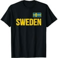 thumbnail image 1 of Sweden T-shirt Swedish Flag Sverige Gift Love Souvenir Home, 1 of 5
