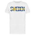 thumbnail image 1 of Sweden Text W/Flag Design Tee Men's -Image by Shutterstock, 1 of 2