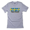 thumbnail image 1 of Sweden Triathlon - Olympic Games - Rio - Flag Men's Grey T-Shirt, 1 of 2