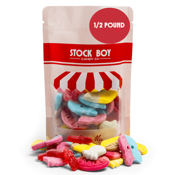 Swedish Bubs Assortment - Swedish Candy - Stock Boy Candy Co. - 1/2 Pound Bag- Imported from Sweden.