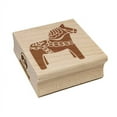 thumbnail image 1 of Swedish Dala Dalecarlian Horse Square Rubber Stamp Stamping Scrapbooking Crafting - Large 2.75in, 1 of 7