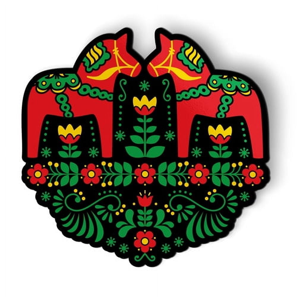 Dapla Design Swedish Dala Horse Design - 5