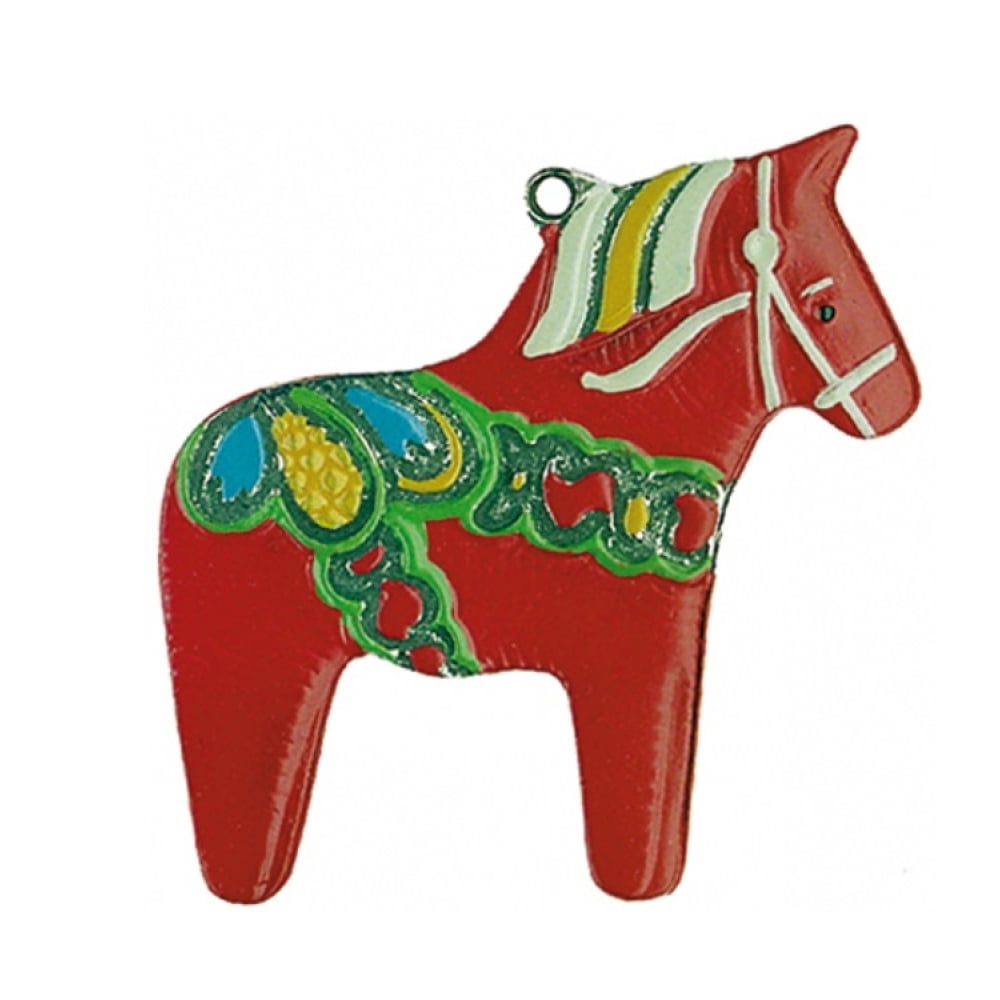 Pinnacle Peak Dala Horse Ornament