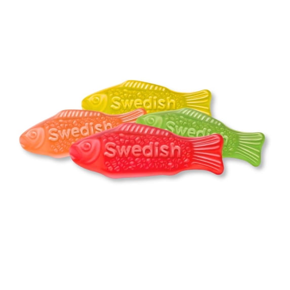 Swedish Fish Assorted Soft & Chewy Candy - 25 lb