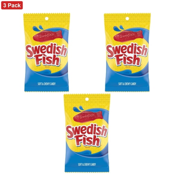 Swedish Fish Fat Free Soft and Chewy Candy - 8oz