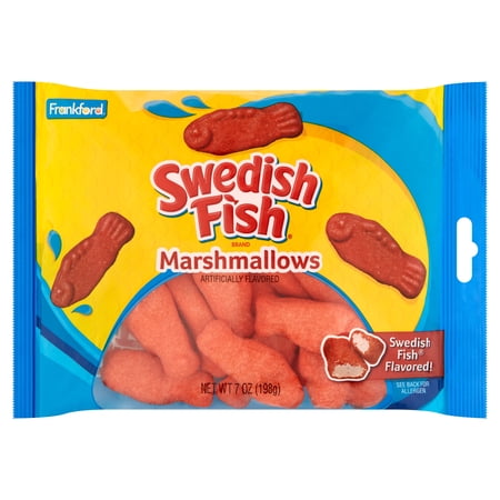 Swedish Fish Marshmallow Candy by Frankford, 7 oz