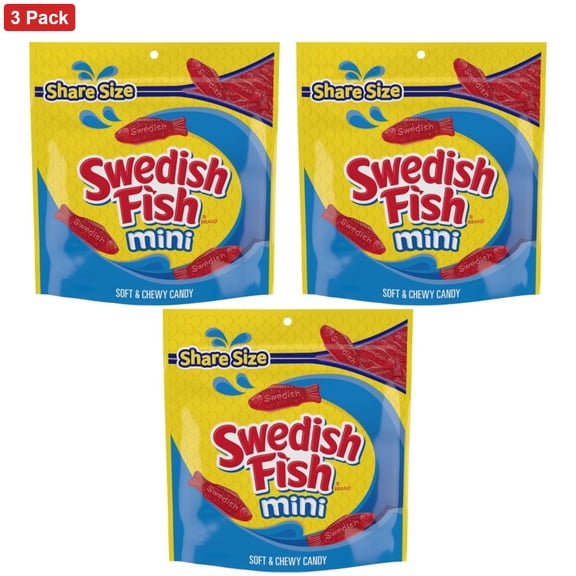 Swedish Fish Mini Soft & Chewy Candy - 12oz