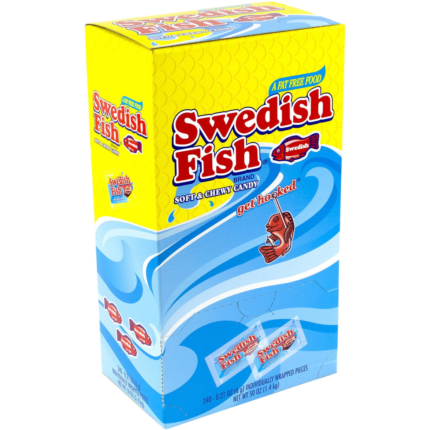 Swedish Fish, Soft & Chewy Candy, 0.21 Oz, 240 Ct
