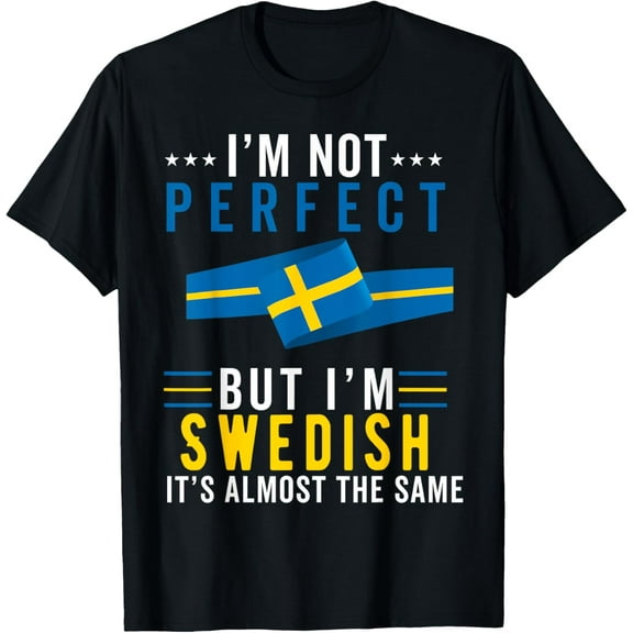 Swedish Flag Sweden Men Women Sverige Svenska Souvenirs T-Shirt