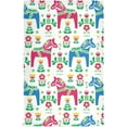 thumbnail image 1 of Swedish Folk Art Dalan Horse Kitchen Towel, Dish Towels Quick Drying Tea Towels Absorbent Hand Towels for Kitchen Sink Dinner Table 28 x 18 Inches, Set of 6, 1 of 7