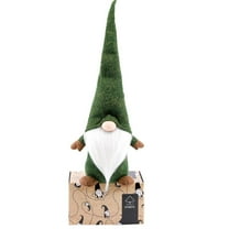Swedish Gnome Christmas Decoration - Faceless Gnome Plush Birthday Gift - Home Decor Christmas Ornament Doll (Green)
