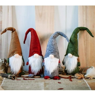 Swedish Gnome Christmas Decorations - Faceless Gnome - Scandinavian Elf - Plush Birthday Present - Home Ornaments Xmas Decors Dolls Table Decor