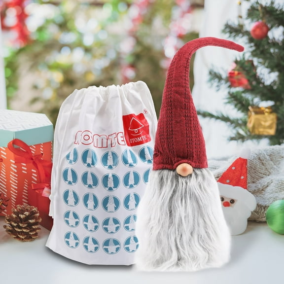 Swedish Handmade Santa Claus - Scandinavian Dwarf - Nordic Plush Doll- Elf Doll - Gnome Ornament - Christmas Decoration - Home Decor