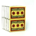 thumbnail image 1 of Swedish Match, Three Stars Safety Matches, 10 pack, 1 of 5