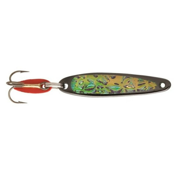 Swedish Pimple Jigging Lure, 1/4oz, 1-3/4 in, Black Ice