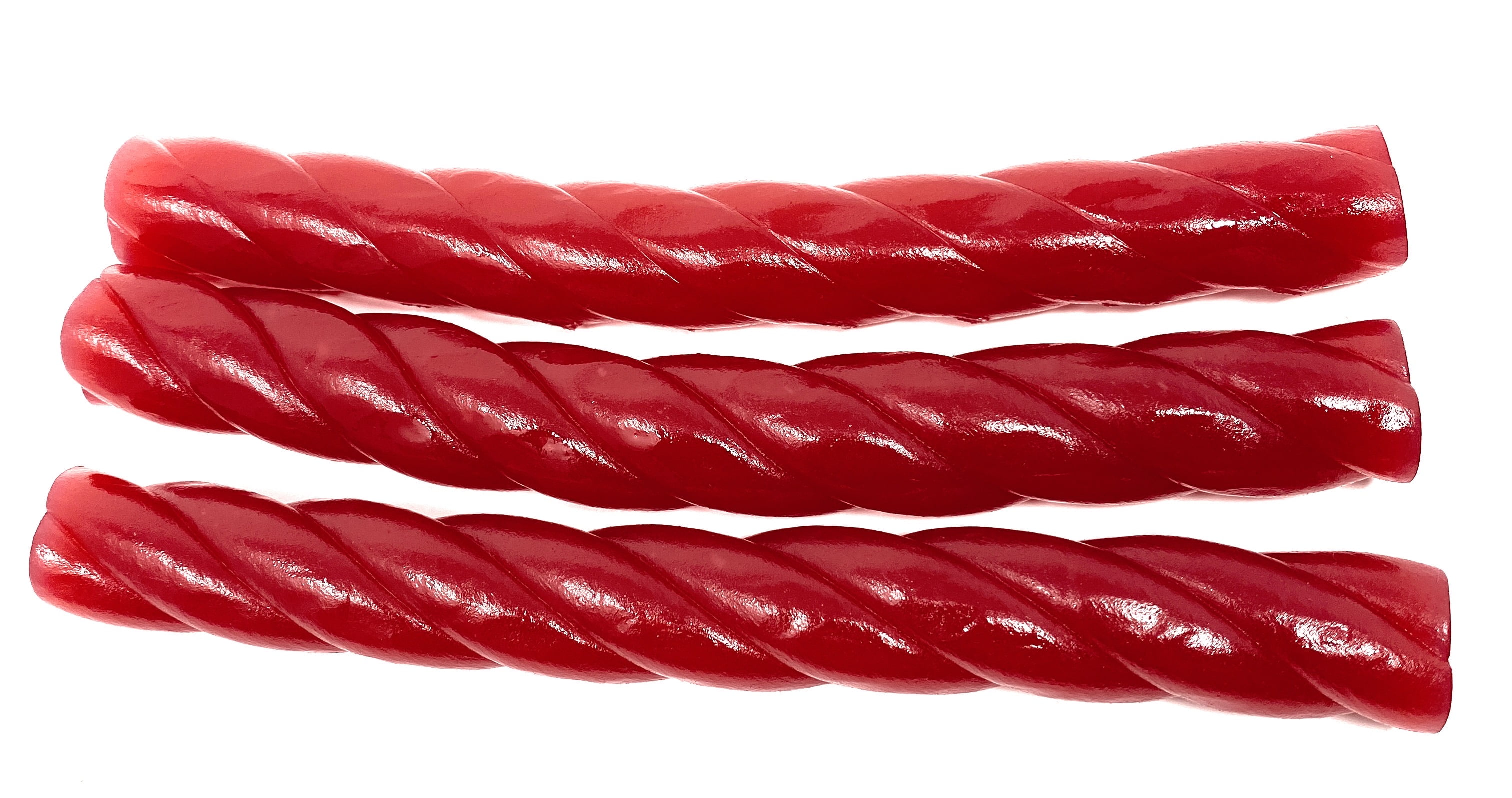 Swedish Raspberry Licorice  Mega Sticks (Big Hallonskruv Mega) (2.200 Lbs)