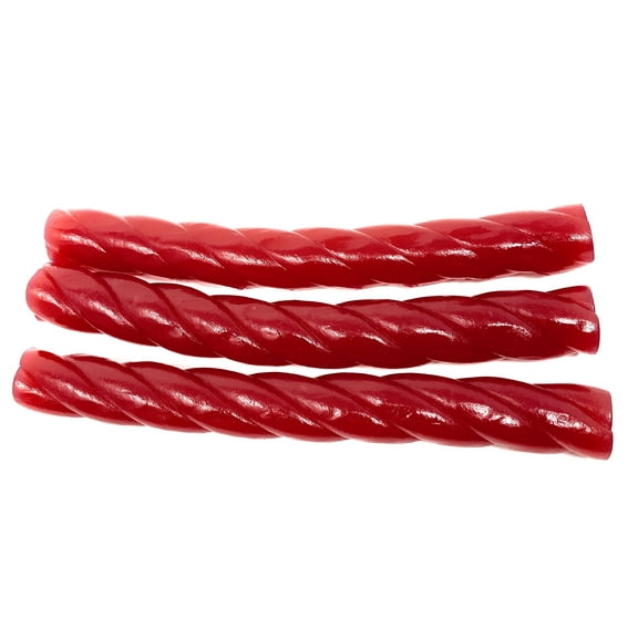 Swedish Raspberry Licorice Mega Sticks (Big Hallonskruv Mega) (2.200 Lbs)