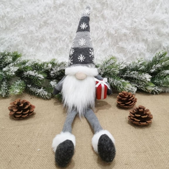 Swedish Santa Gnome Plush, Handmade Scandinavian Tomte Nordic Nisse Sockerbit Elf Dwarf Home Household Ornaments, Christmas Santa Decoration